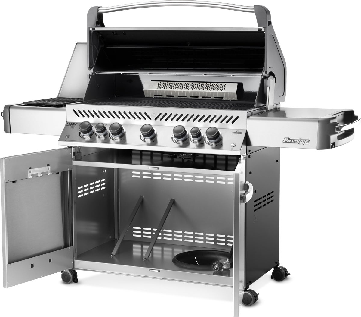 Napoleon gasbarbecue met achter- en zijbrander Prestige 190 x 67,5 x 127 cm