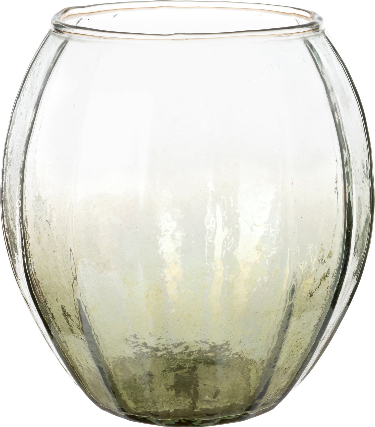 Intratuin vaas Leria groen D 16 H 17 cm