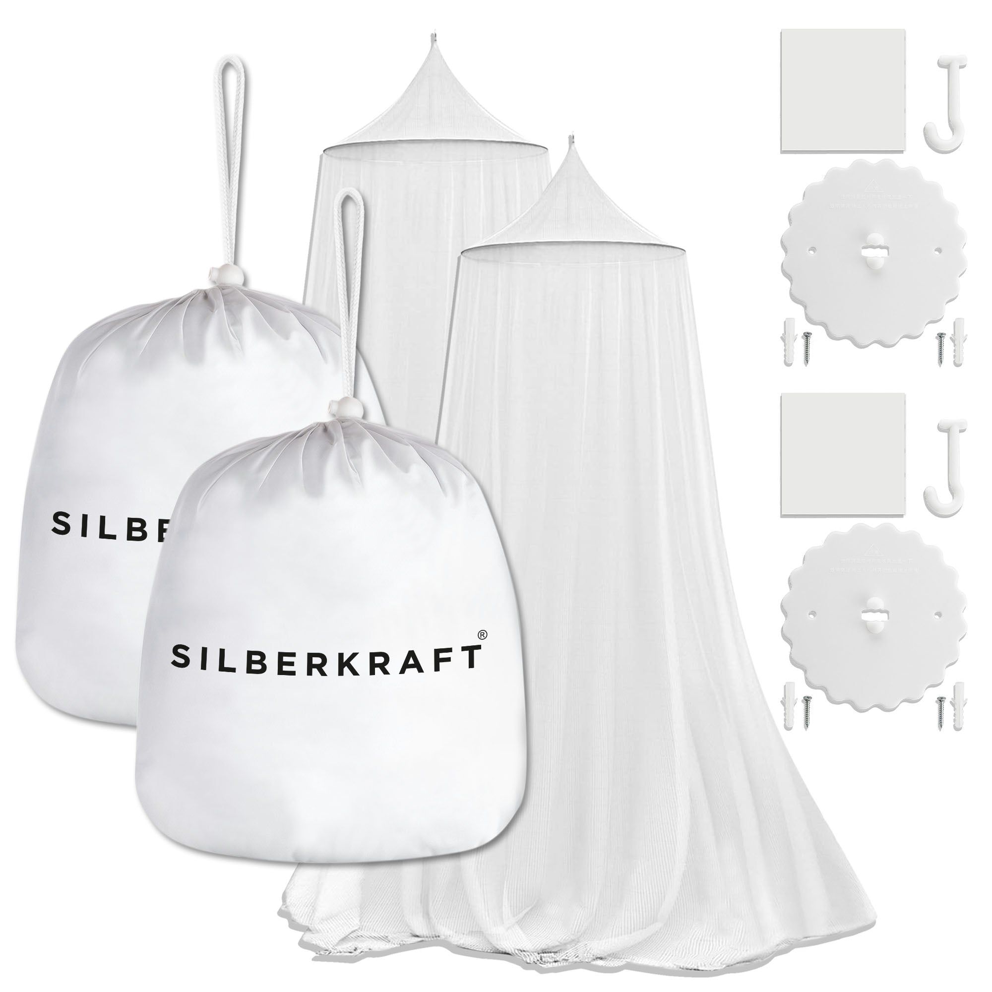 SILBERKRAFT Moskitonetz