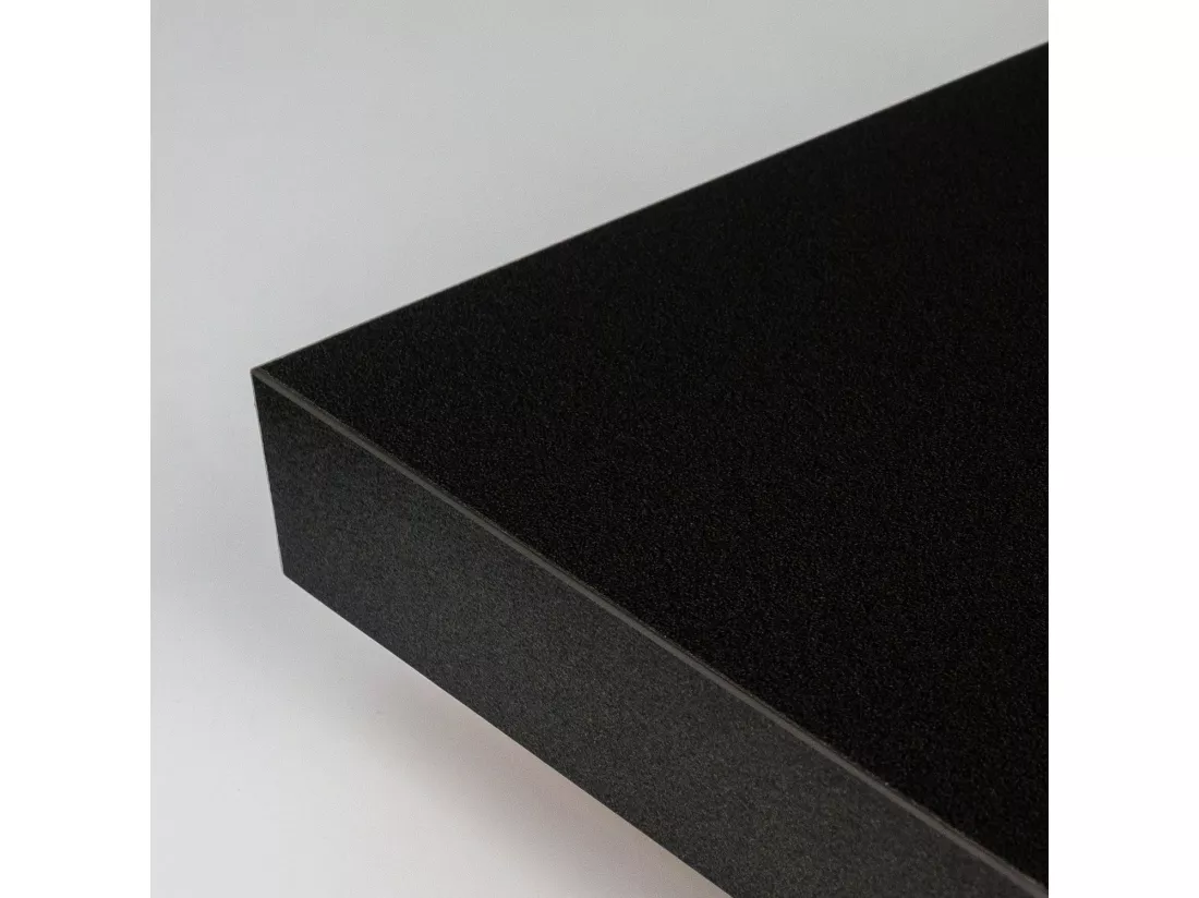Mange-debout 60 x 60 cm - modèle Dina pied et noir uni