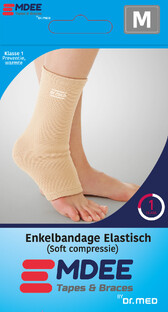 Emdee Enkelbandage Elastisch Maat M 1ST