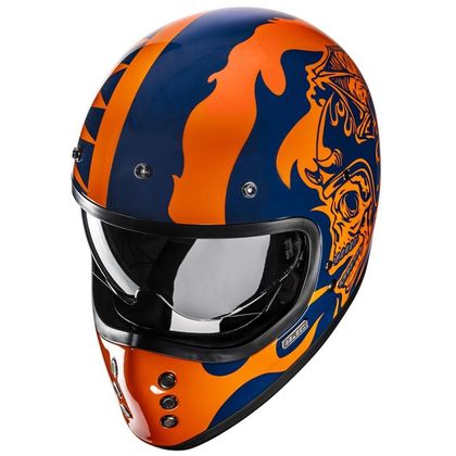 Casque Hjc V60 - FLAME - Bleu / Orange