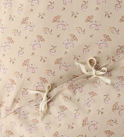 Nørgaard Madsens Bettwäsche - Erwachsen - Beige m. Blumen