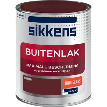 Sikkens buitenlak hoogglans Wijnrood 750 ML
