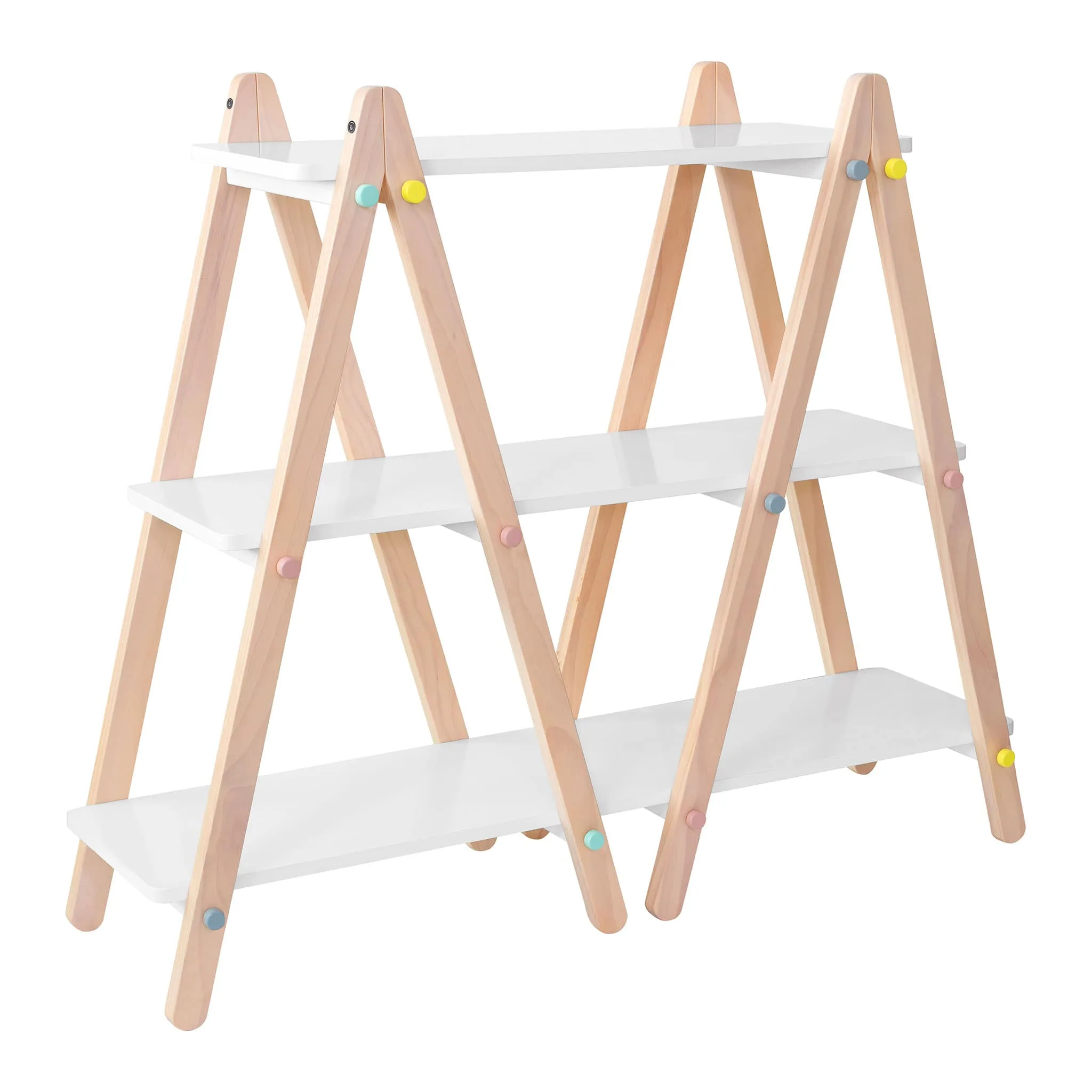 Babyletto Bibliothèque Dotti - Blanc  Naturel lavé