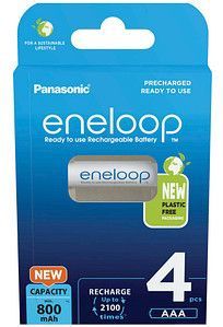 Panasonic - Eneloop AAA 800mAh - Oplaadbare Batterijen - 4x
