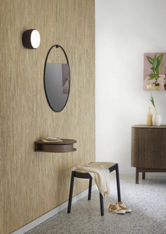 Northern Valet wand console tafel small 37x37 licht eiken