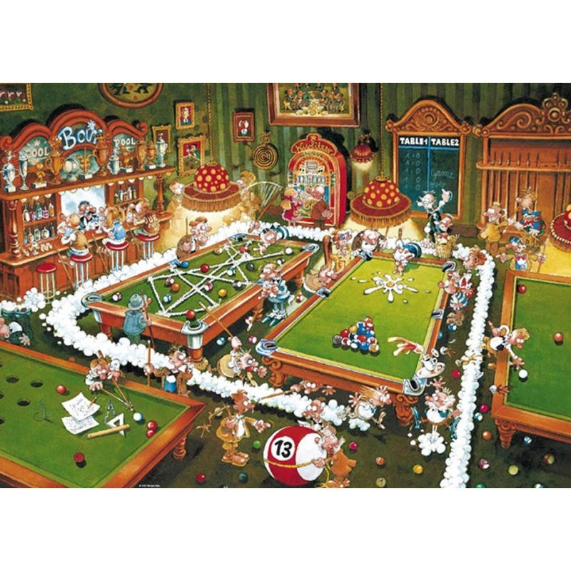 Salle de billard - 1000 pièces