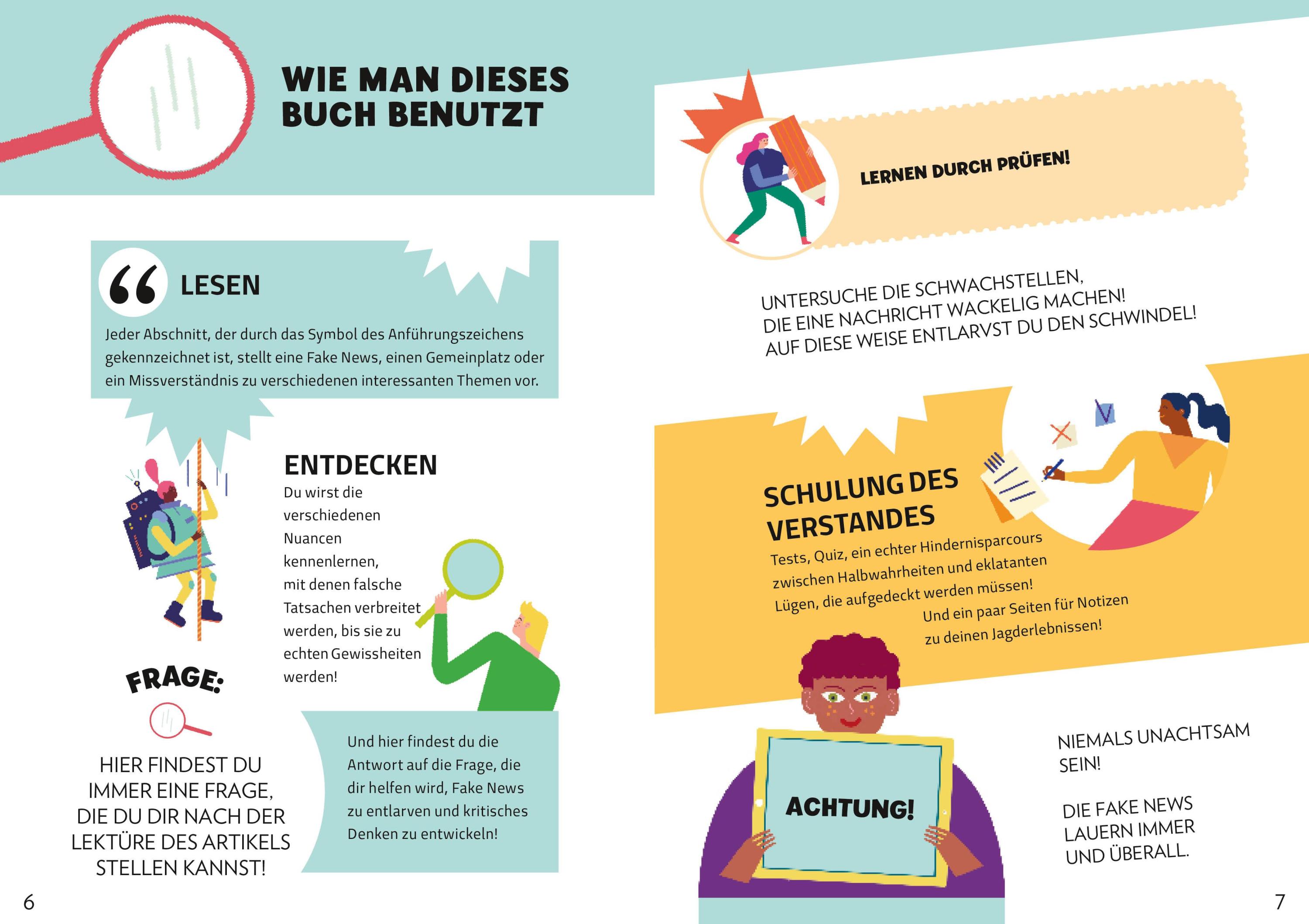 Die Mythenjäger. Keine Chance für Fake News und Lügenmärchen. Checke dein Wissen in unglaublichen Tests!