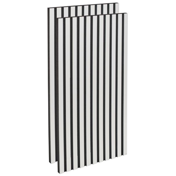 t.akustik Stripe Absorber 120 White Wood