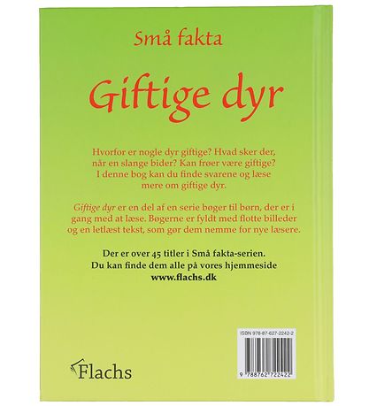 Gads Forlag Bog - Sm? fakta - Giftige Dyr - Dansk