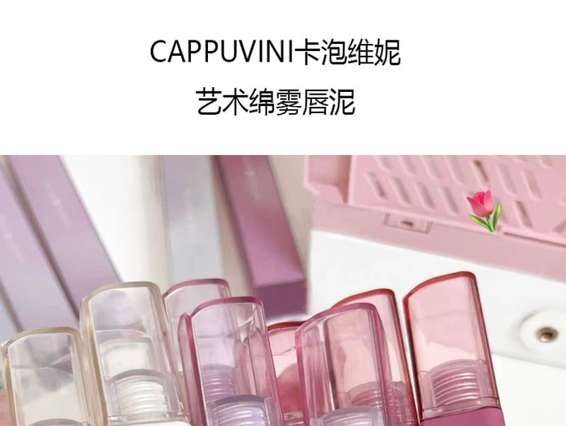 Cappuvini - Matte Velvet Lip Glaze - 9 kleuren
