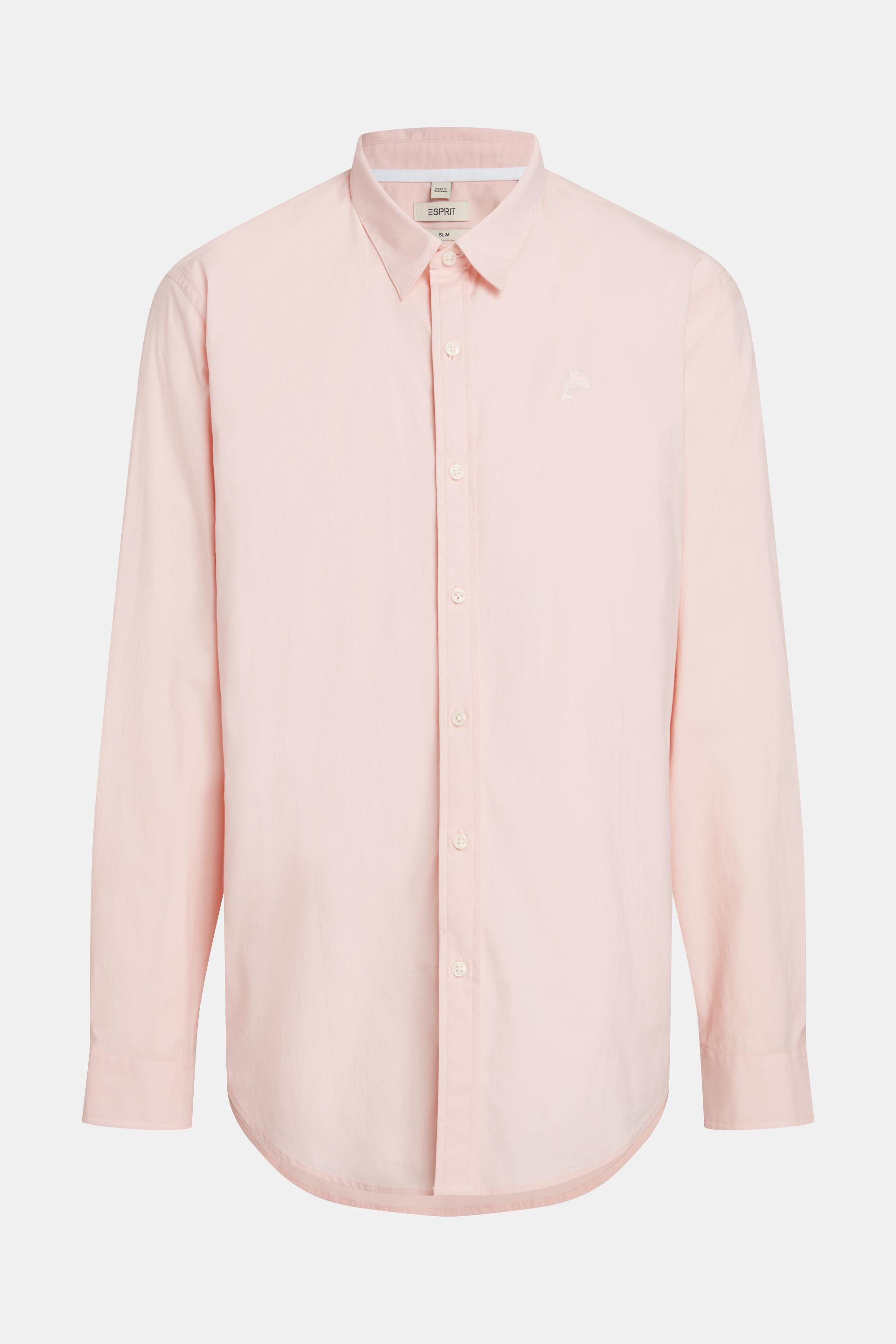 Chemise en popeline Slim Fit à badge dauphin