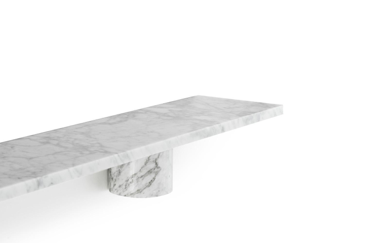 Normann Copenhagen Sten wandplank 120 Black Marble