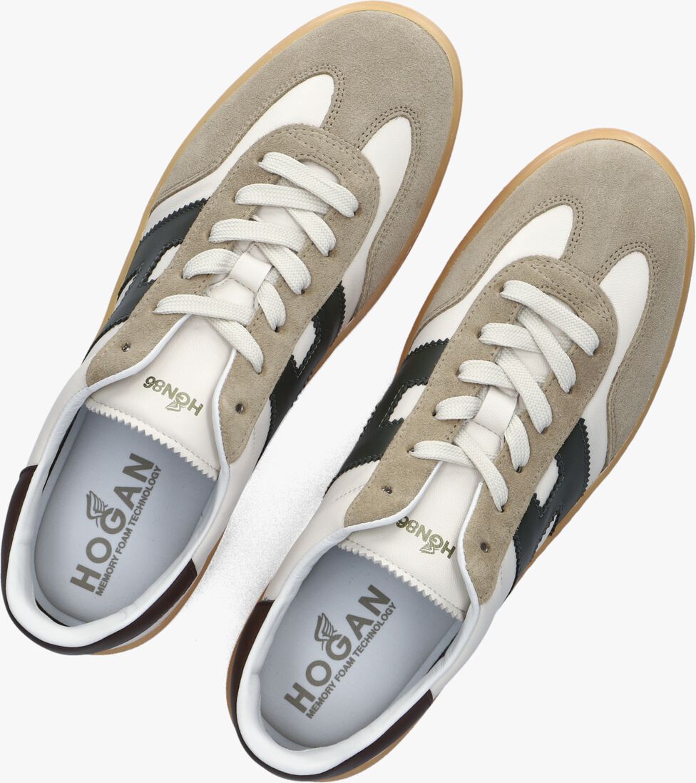 witte hogan lage sneakers cool allacciato h
