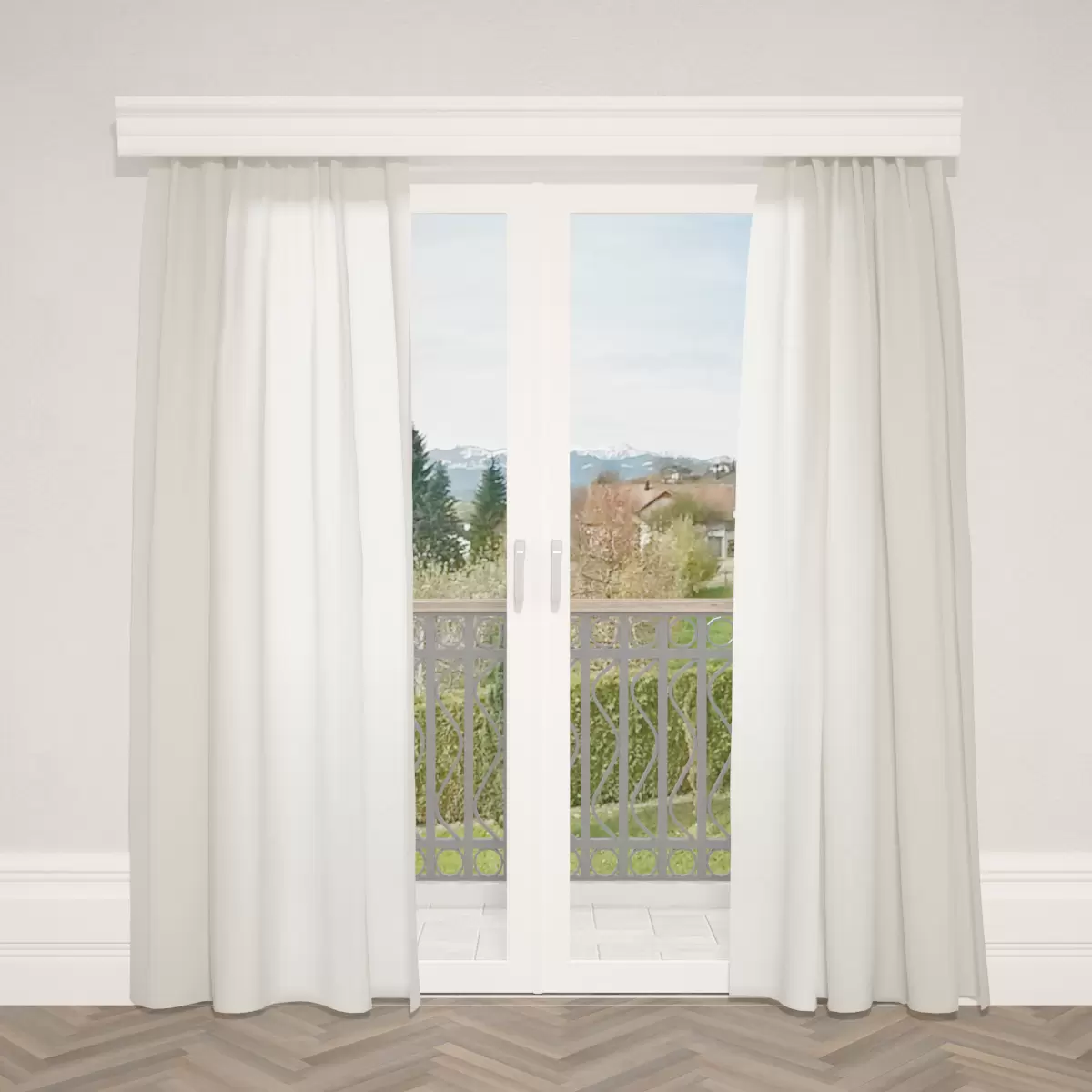 Nachtvorhang Satin Beige