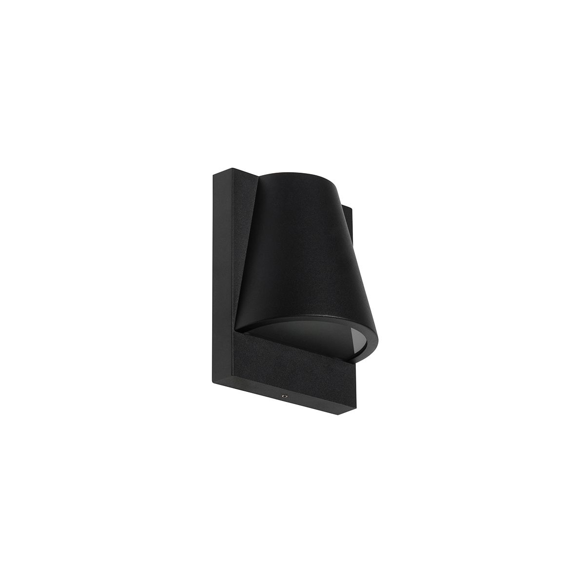 Smart buiten wandlamp zwart IP44 incl. Wifi GU10 - Femke