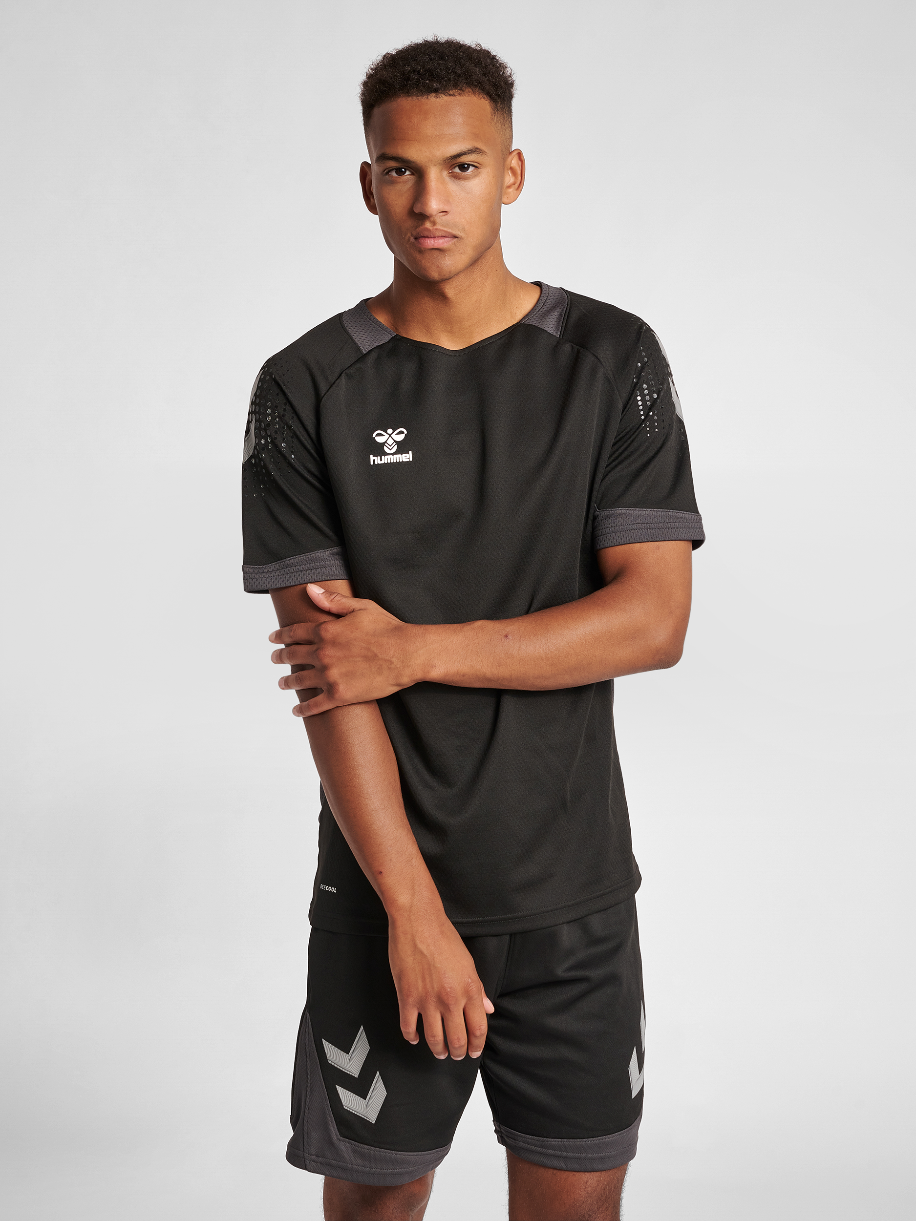 hmlLEAD S/S POLY JERSEY