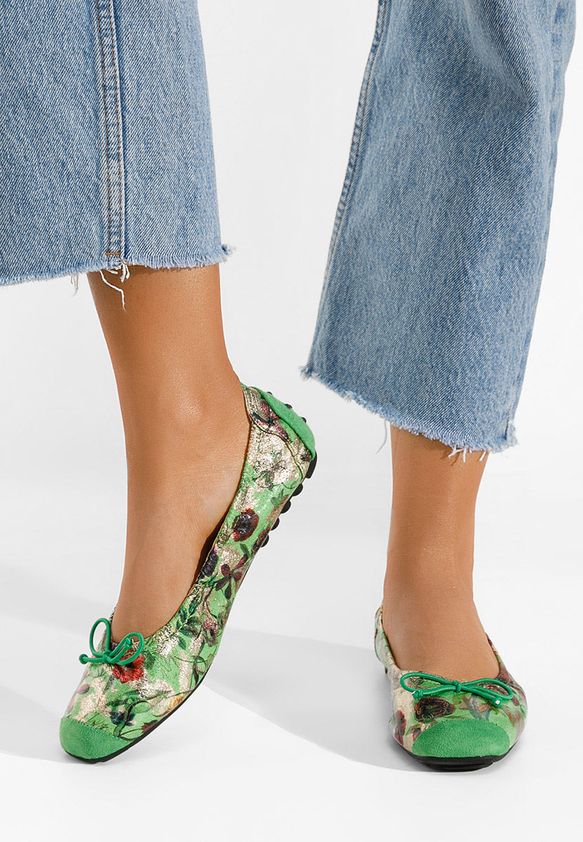 Ballerines femme verts Doriya