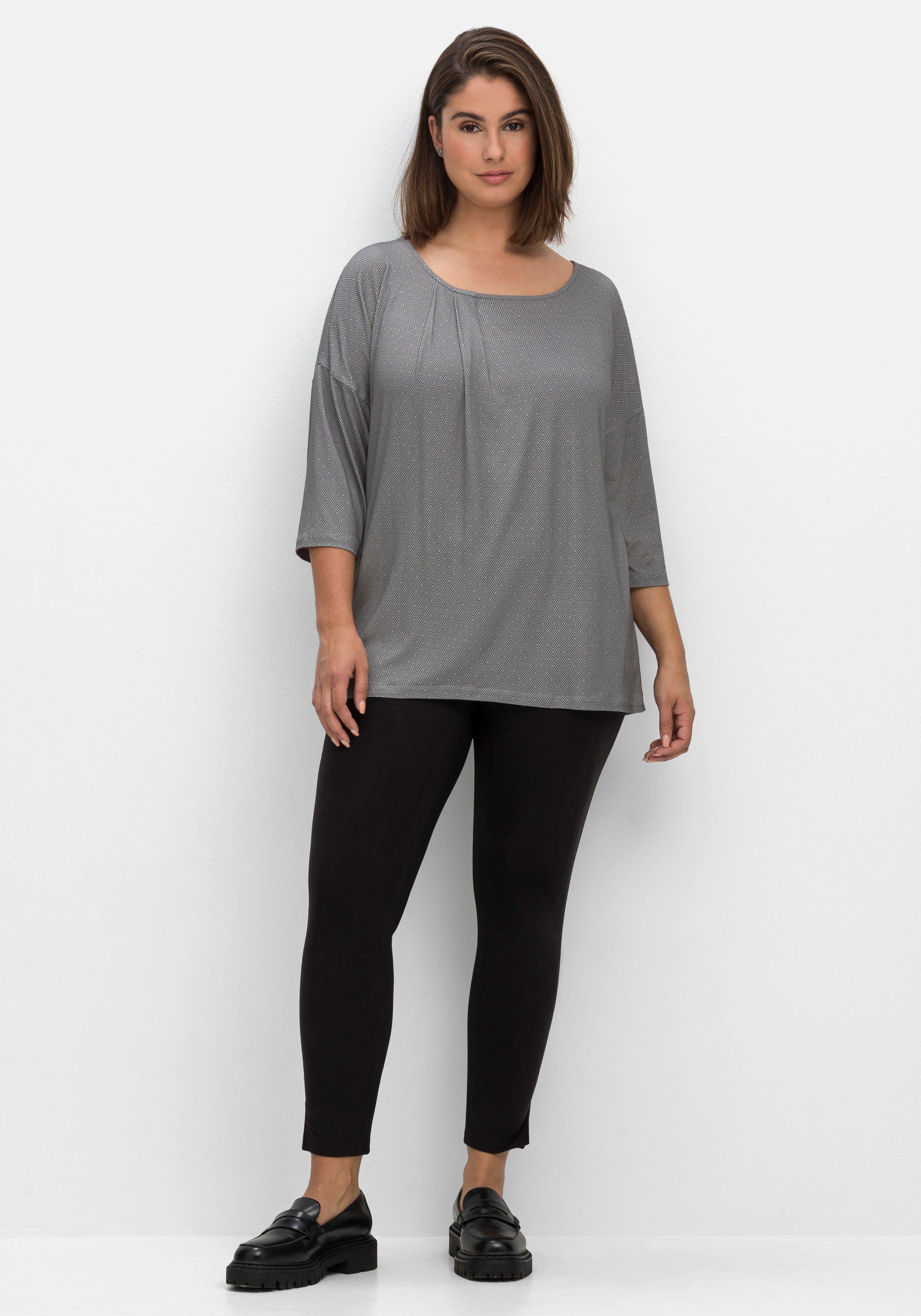 Shirt mit grafischem Druck und 3/4-Arm