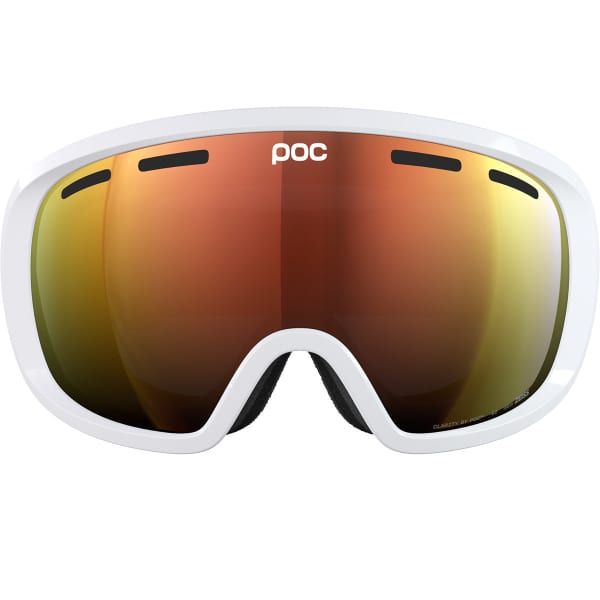 Masque de ski POC FOVEA HYDROGEN WHITE/PARTLY SUNNY ORANGE