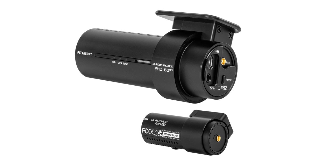 BlackVueDR770X-2CH II Full HD Cloud, 64GB dashcam  (Zwart, Full HD (voor + intern) | Wi-Fi | Cloud | GPS | Dual Sony sensoren)