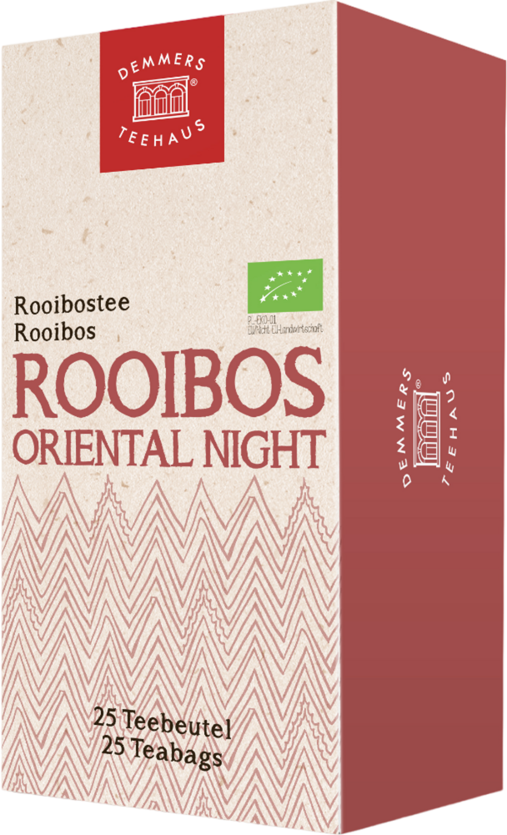 DEMMERS TEEHAUS  Quick-T Bio Rooibos Oriental Night, 25 Beutel (50 g)