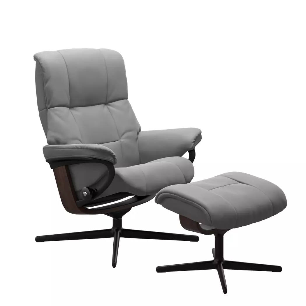 Sessel mit Hocker Mayfair Cross