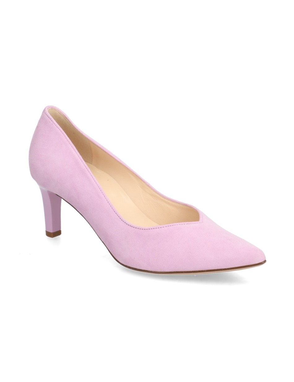 Veloursleder Pumps