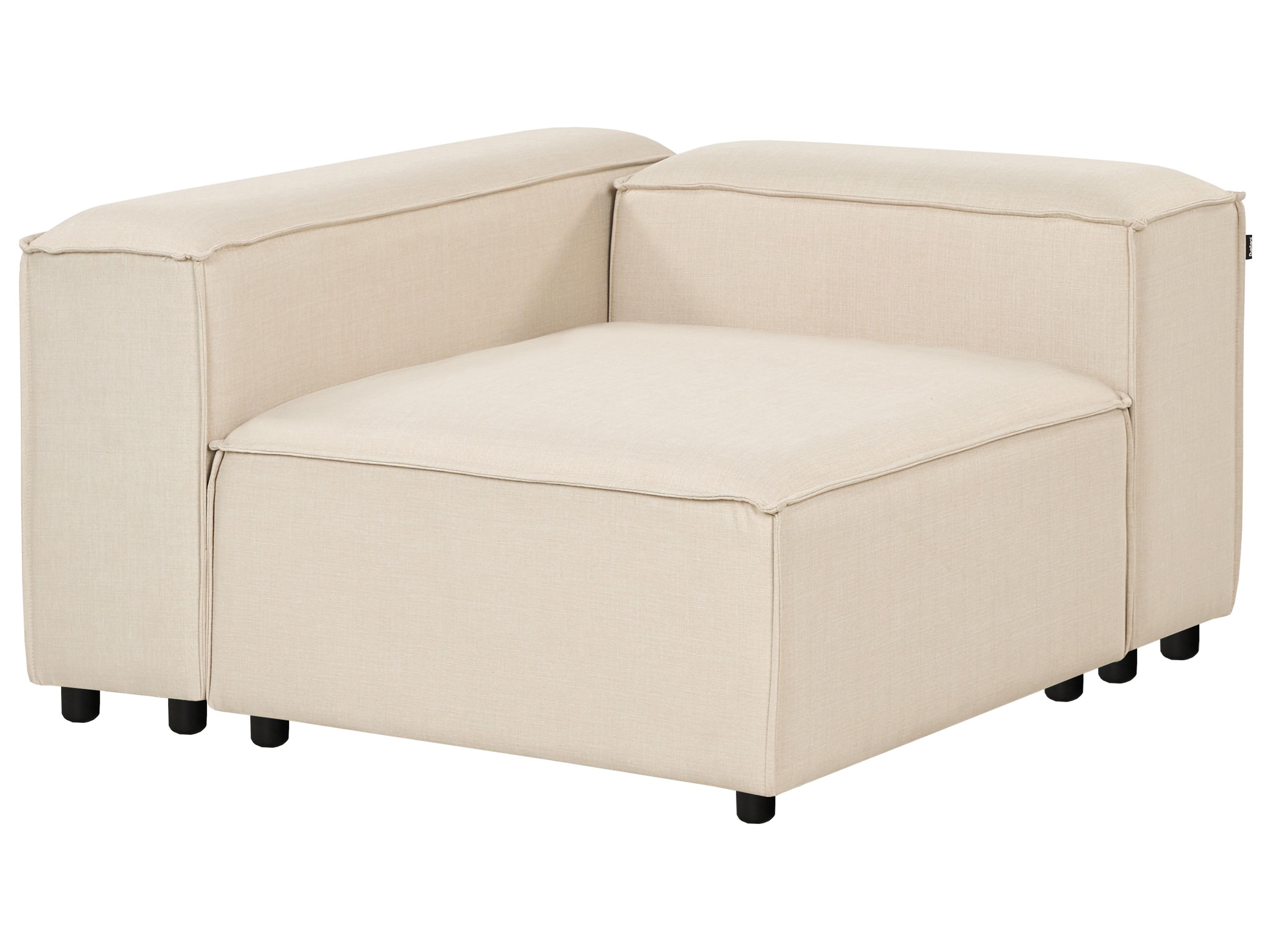 Modulaire hoekbank 4-zits ARDAL Stof Beige linkszijdig