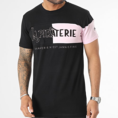 Tee Shirt Big Logo Noir Rose
