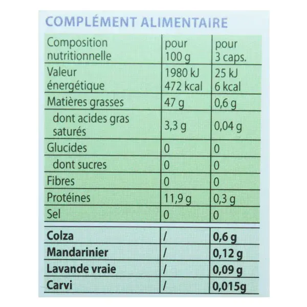 Pranarom Oleocaps 7 Relaxamento Orgânico 30 cápsulas