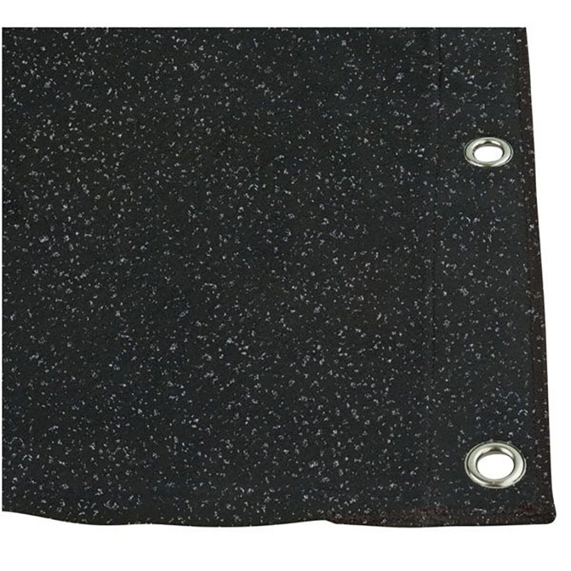 Showtec Glamourmolton Backdrop 3 x 4 meter zwart met glitters