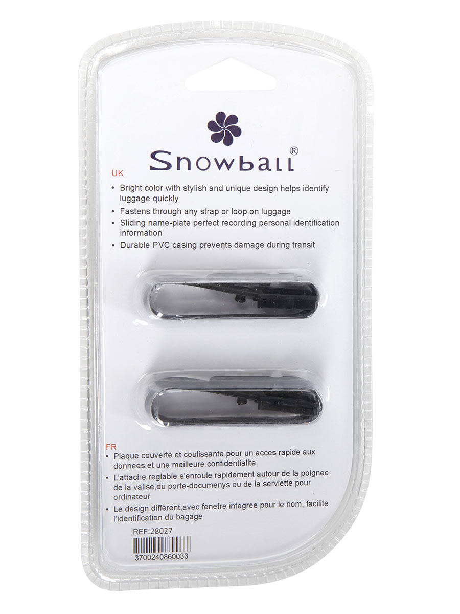 Set de 2 porte-adresses Snowball Travel