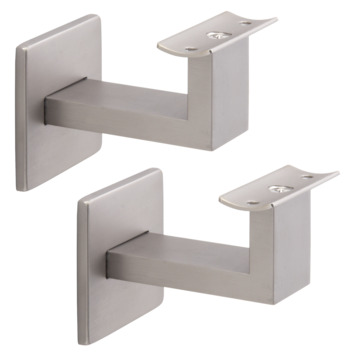 CanDo leuninghouder Sidney RVS-look 2 stuks