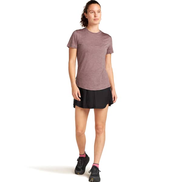 T-shirt randonnée ICEBREAKER W MERINO 125 COOL-LITE SPHERE III SS TEE CAROB HTHR
