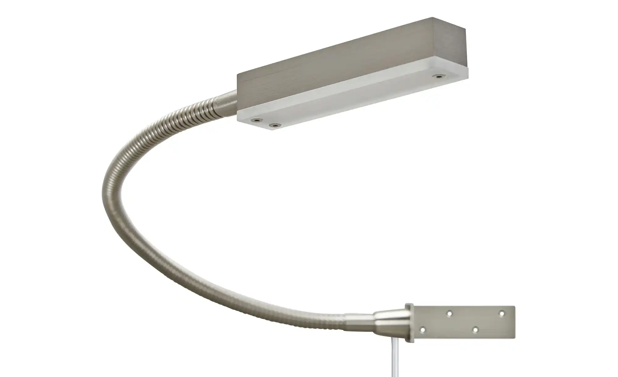 Fischer-Honsel LED-Bettleuchte, 1-flammig, Nickel matt