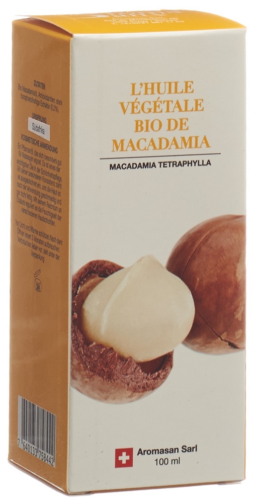 Aromasan Macadamiaöl<br>100 ml, Bio