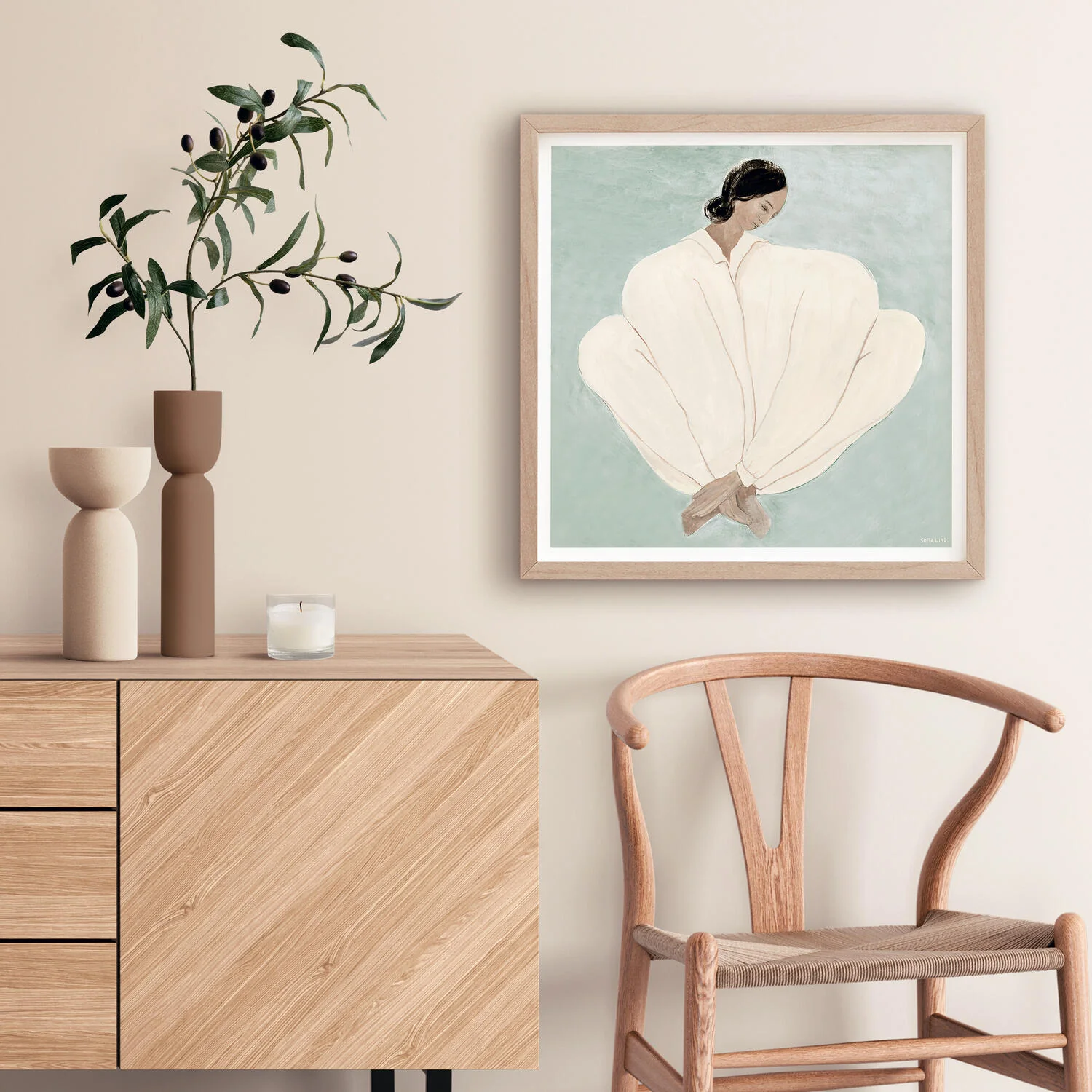Poster & Frame  Plakatklubben x Sofia Lind Meet Me At Jaures plakat