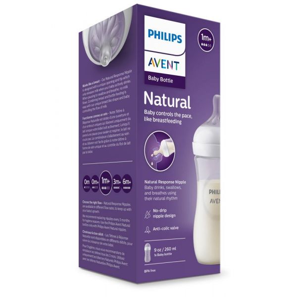 Philips Avent Biberão Natural Response 260ml - SCY903/01