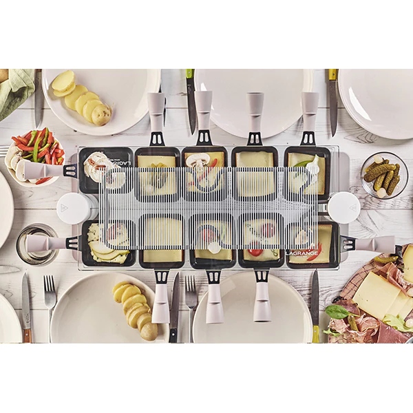 Raclette 10 personnes Transparence MINERAL Lagrange