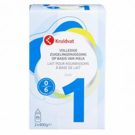 Kruidvat Zuigelingenvoeding standaard 1 melkpoeder (vanaf 0 tot 6 maanden)