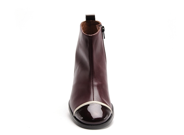 Nemonic boots bottine talons femme 2174 bordeaux