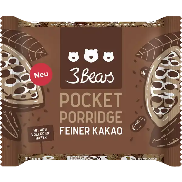 Pocket Porridge Feiner Kakao