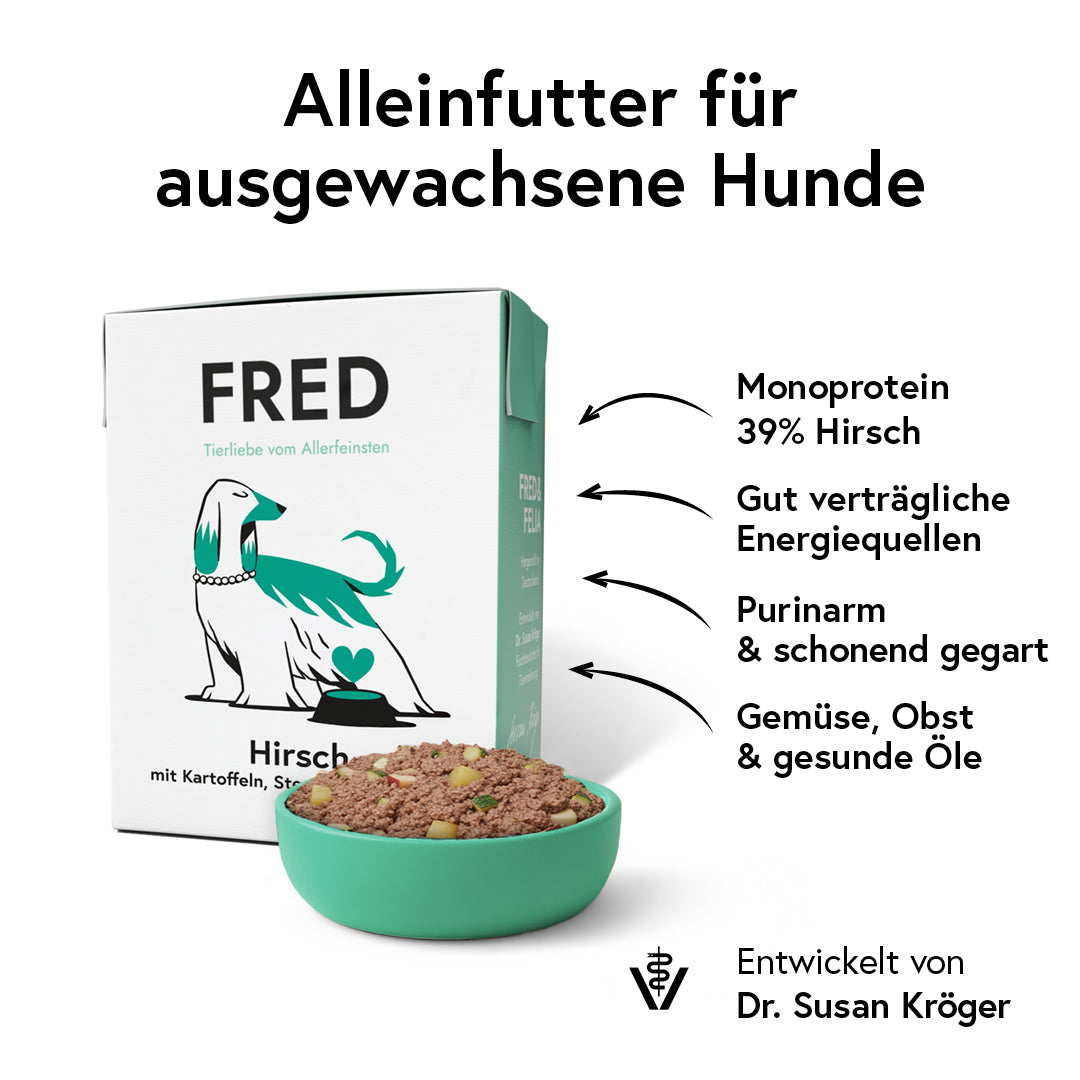 Hirsch mit Kartoffeln  &  Steckrüben