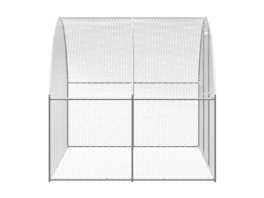 Poulailler d'extérieur 3x2x2 m Acier galvanisé