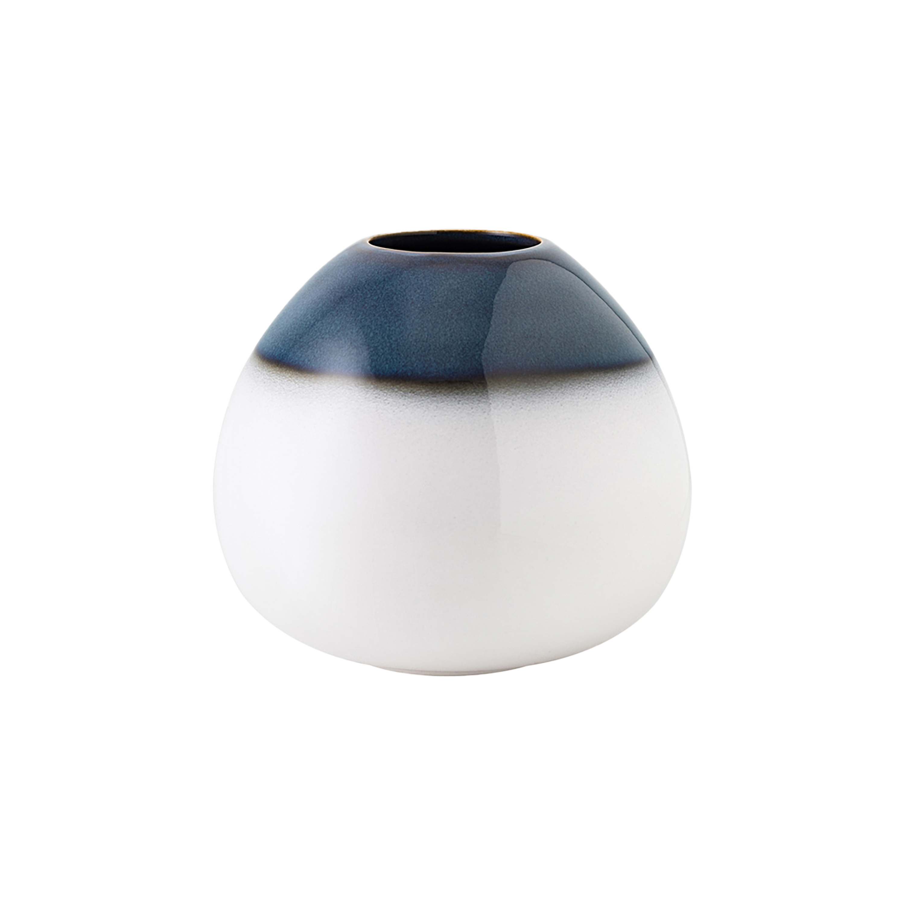 Lave Vase Blue, 5.9'' x 5.1'', earthenware