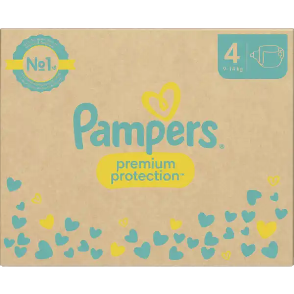 premium protection Windeln Gr.4 (9-14kg) Monatsbox