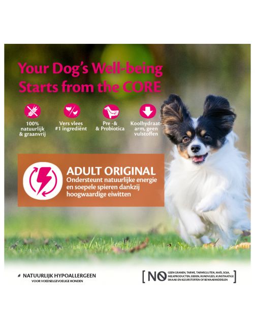 Wellness Core Grain Free Dog Small Breed 1.5 kg - Hondenvoer