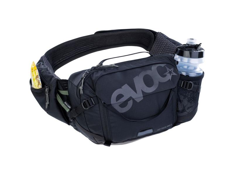 evoc Hüfttasche Hip Pack Pro 3 l, Schwarz Belüftete Hightech-Tragetasche